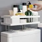 Bathroom Caddy Space-saving Toilet Cabinet Organizer Shelf with Strong