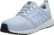 [Timberland PRO] Women's Radius Composite Safety Toe Industrial Athletic Work Shoe, Blue/White, 7.5 Wide