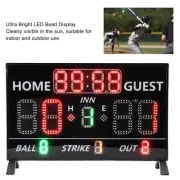 Electronic Baseball Scoreboard LED Softball Score Recorder For Outdoor Stadium