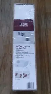 Home Decorators Collection Floating Shelf 1.75" x 8" x 4" White NEW SEALED