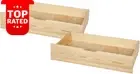 2 Storage Drawers for Pramod Bed Frame Oak Under-Bed Timber Drawer Trundle
