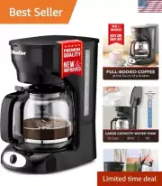 Brew Perfect Coffee with Mueller's 12-Cup Drip Coffee Maker - Matte Black Style