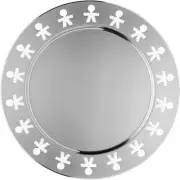 Alessi Girotondo King Kong AKKGT Vassoio Rotondo Design Acciaio Inox Omini
