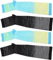 MOLUCKFU 2 Pairs Sports Compression Socks Athletic Toe Socks Running Compression Socks Open Toe Compression Socks Toeless Spa Socks Compression Toe Socks Running Toe Socks Support Socks