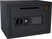 Digital Safe Compact Steel Money Security Box with Keypad Deposit Cash Easily