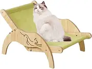 Beach Chair Cat Hammock - Portable Pet Lounger, Lightweight Pet Bed | Pet Furniture with Breathable Fabric, Portable Hammock Chair Travel Friendly Cat Hammock for Indoor Outdoor Relaxation