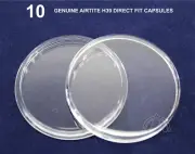10 GENUINE Airtite Coin Capsule Holders for 39mm Diameter 1oz Silver Rounds H39