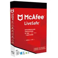 在飛比找順發線上購物優惠-McAfee 邁克菲 2024 LiveSafe 中文 無限