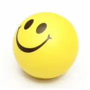12x Yellow Smiley Face Stress Squeeze Ball Physio Anxiety Stress Relief Autism