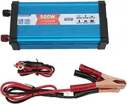 Power Inverter 500W, Pure Sine Converter 1000W Peak Dual USB Ports, Compatible with Home Car Boat (24V to 220V)