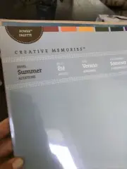 2008 CREATIVE MEMORIES POWER PALETTE JEWEL summer ADDITIONS PAPER 12 X 12