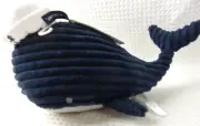 NoJo Nantucket Adventure Plush Stuffed Toy Lovey - "Skipper" the Whale - NWT