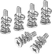 uxcell GPU Spring Screws, 10pcs M2x10mm 5.5mm Spring OD GPU Graphics Card Back Plate Heatsink Screws Computer Fan Fixed Screw, Silver