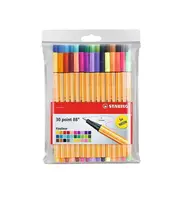 Stabilo 88 Point Fineliner Pen (Assorted) [Wallet 30]