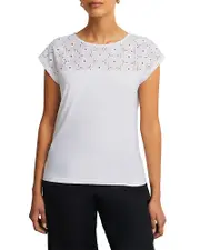 Hobbs London Thea Broderie Top