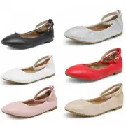 DREAM PAIRS Girls Flat Shoes Casual Dress Shoes Wedding Shoes Mary Jane shoes