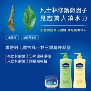 【Vaseline凡士林】經典款潤膚露400ml 四款任選(深層修護/蘆薈舒緩/專業修護/香薰舒緩)