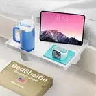 Bedside Shelf for Bunk Bed & Top Bunk, College Dorm Room Essentials