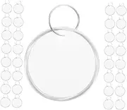 CANIGHT 200pcs Metal Ring Key Tags Round Labels for Keys Quick Organization for Home Office Vehicle Use Space Saving Tags