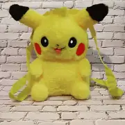 Plush Pokemon Pikachu Backpack- NEW