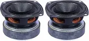 FMGMPMOCJ 3 Inch Full Range Speaker 8Ohm 30W Treble Mid Range Bass HiFi Car Speaker Desktop Bookshelf Audio Sound Loudspeaker DIY 2Pcs Bookshelf Speaker