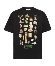 JW Anderson Diorama-Printed T-Shirt XL,L black