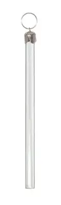 B&P Lamp® 4" (100 Mm) Glass "Pencil"ˆ©”•œ Prism With Nickel Hardware