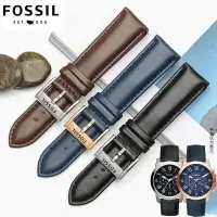 在飛比找樂天市場購物網優惠-7-3✈Fossil 皮革錶帶男女通用 fossil fs4