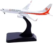Pre-Built Model Aircraft 9CM 1/400 Large Scale Display Model Airplane for Okay Airways for Boeing B737-800 B-1732 Static Finished Aircraft Miniature Airplane Model
