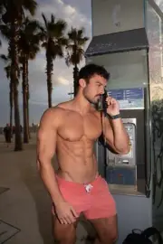 [X024] Handsome Man Cute Male Model Showing Off Body Physique Art Photography