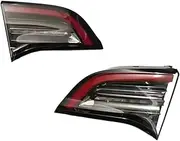 LED Brake Light Rear Tail Light Rear Flat Light Right+ Left 1077402-00-B，Compatible For Tesla Model 3 Model Y
