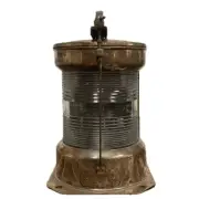 225 Degree Copper Clear Fresnel Lens Navigation Light - You Choose Wiring!