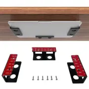 IFCASE Under Desk Laptop Mount with Adhesive & Screw in, Hard Aluminum Under ...