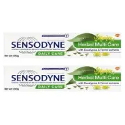 Sensodyne Herbal Toothpaste Herbal With Extracts Of Eucalyptus & Fennel 100G X2
