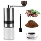 Portable Coffee Bean Mill Stainless Steel Manual Coffee W/ 6 Coarseness Grinder