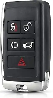 FLJKCT Remote Car Key Shell Samrt Key Case Cover,for Land Rover Range Rover LR2 LR4,for Jaguar F-Pace F-Type XE XF XJ