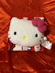 Hello Kitty Valentines Pillow & Plush Blanket Set Nogginz 45"x 55"