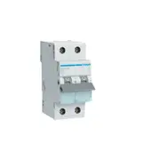 Hager MSN240 Miniature Circuit Breaker, MCB, 2 Pole, 40A, 415V, C Curve, 6KA, Din Rail Mount, 2 Module