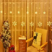 Fivepointed Star Curtain Light String Star And Moon Curtain Light Flashing Light