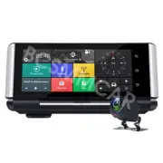 7in FHD 1080P WIFI Dual Lens Dash Cam Car DVR Front Rear Camera GPS Navigation