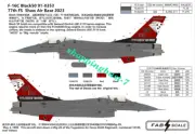 FAB FD48009 1/48 F-16CM Block50 91-0353 77th Fs Shaw Air Base 2023