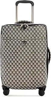 [GUESS] G-Wave 8-Wheel Suitcase, Black Logo, Carry-On 20-Inch, Black Logo, Carry-On 20-Inch, G-Wave 20" 8-Wheel Suitcase
