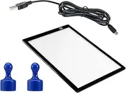 CORHAD Led Copy Board with Tracing Light Box A4 Size 3 Brightness Options USB Cable Included for Artists Hobbyists and Students
