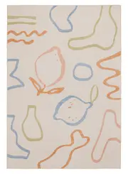 Loopsie Goro Colourful Washable Rug