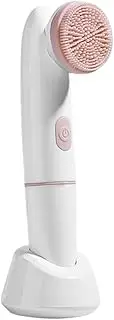 Face Wash Brush - Facial Cleansing Brush Electric | Facial Vibration Cleaning Brush with 2 Heads | Facial Scrubber Vibration Brush | Waterproof Ultrasonic Face Massager for Deep Pore Cleansing