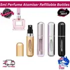 4PCS X 5ml Portable Perfume Atomizer Travel Refillable Bottle Mini Pump Spray AU