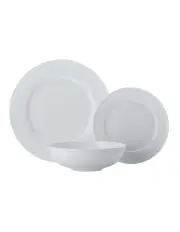 [Maxwell & Williams] Cashmere Villa Rim Dinner Set 12 Piece in White