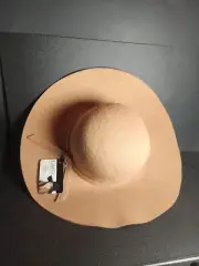 Sun Hat Simplicity Wide Brim Floppy Tan Beige Camel Adjustable Foldable