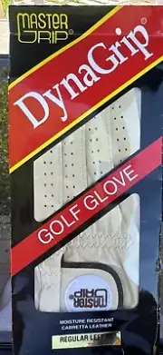 DynaGrip Cabretta Leather Golf Glove MENS LEFT ML white Master Grip