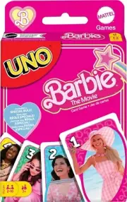 Mattel Games UNO Barbie The Movie Card Game for Kids & Adults